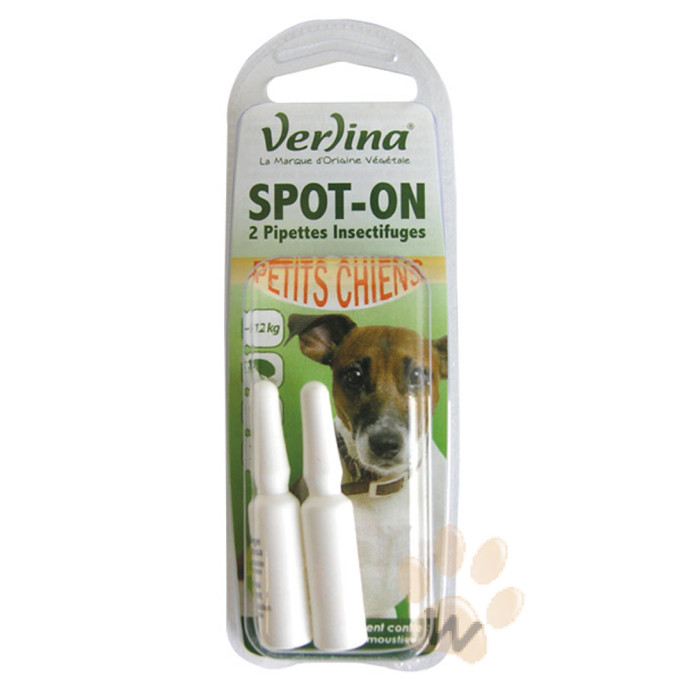 芬綠寧Verlina   小型犬專用天然驅蟲除蚤防蚤滴劑   二盒入