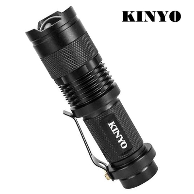 KINYO 電池式迷你LED變焦手電筒(LED-500)