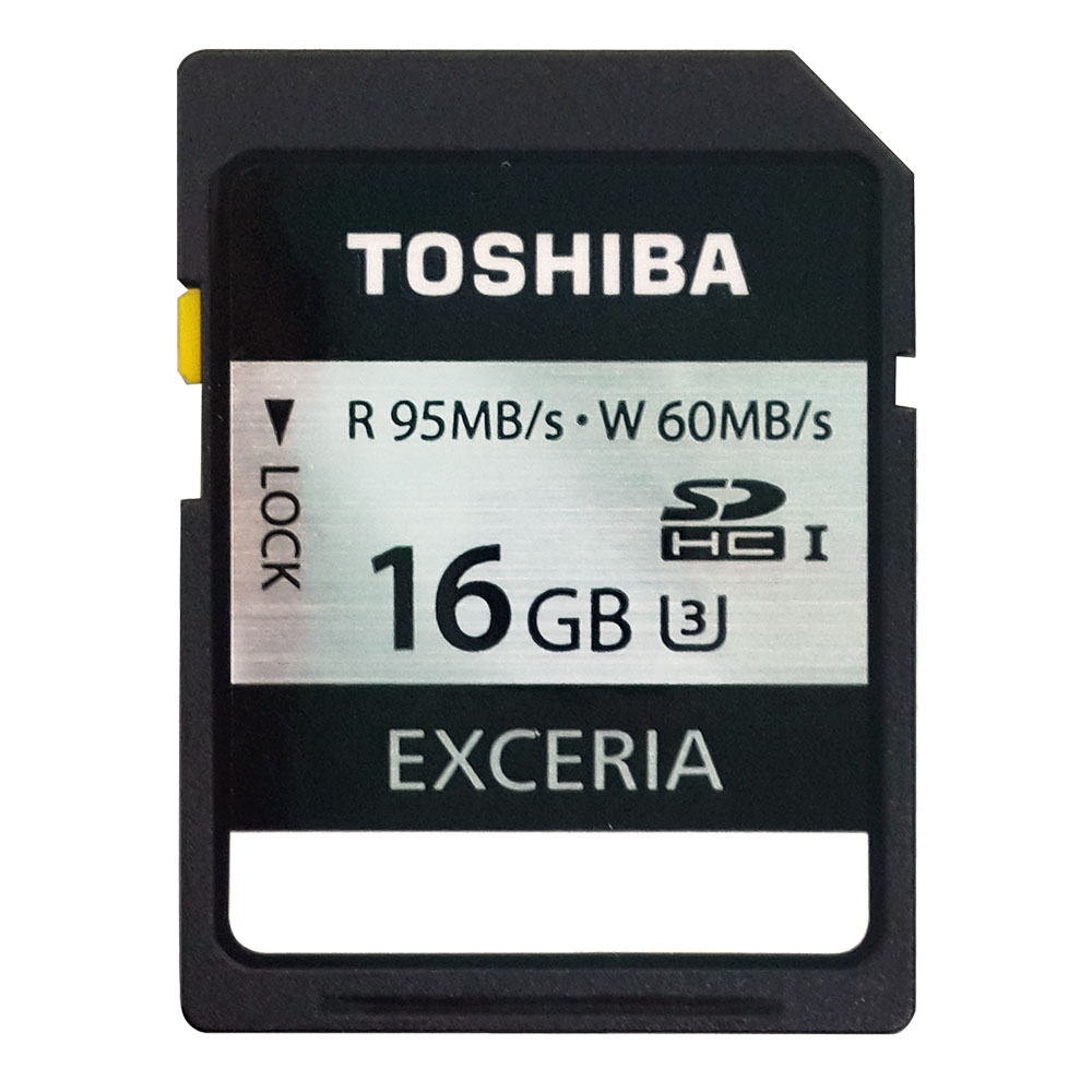 TOSHIBA EXCERIA 16GB UHS-I U3 SDHC 急速炫銀記憶卡