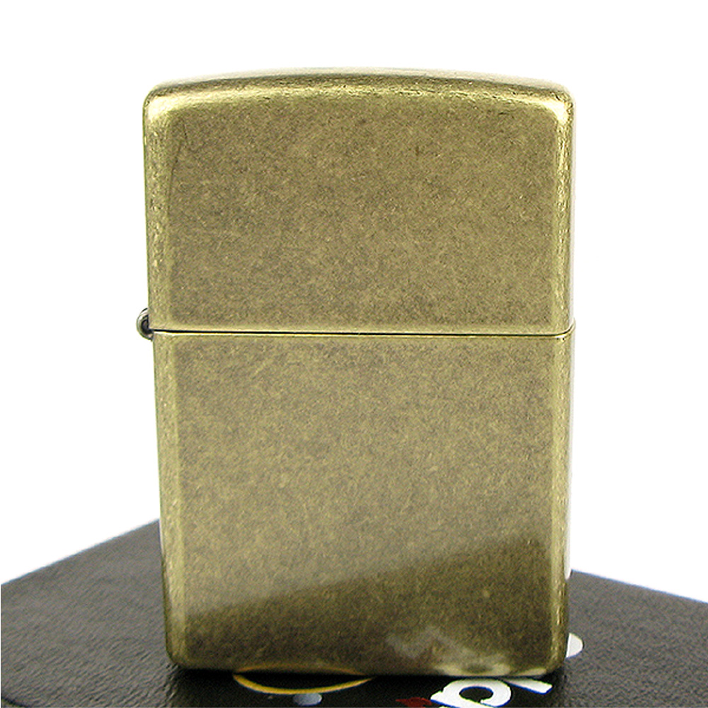 【ZIPPO】美系~Antique Brass-仿古鍍黃銅打火機