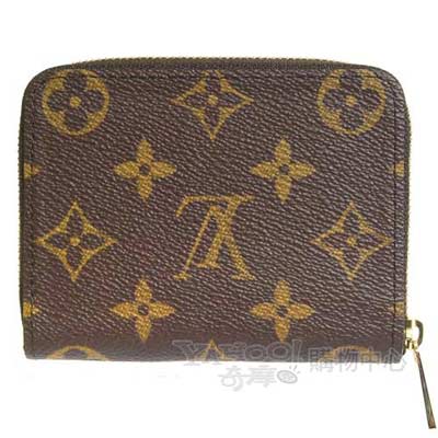 LV M60067 經典Monogram 帆布拉鍊零錢包