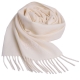 Vivienne Westwood 長版刺繡行星LOGO羊毛圍巾(米白) product thumbnail 1