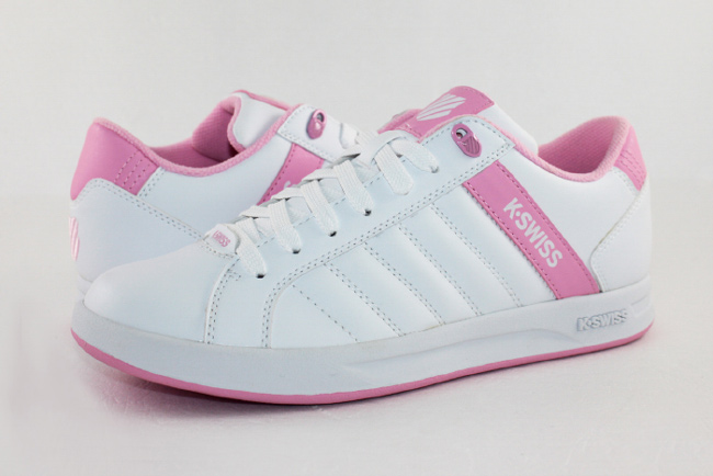 K-SWISS Lundahl WT S休閒運動鞋-女-白/粉紅