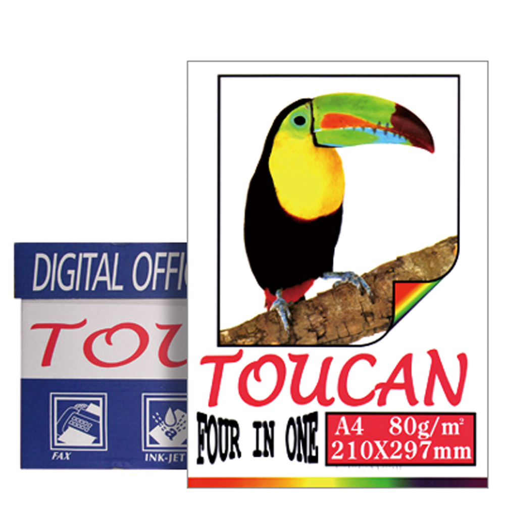 TOUCAN大嘴鳥A4多功能影印紙- 80g(10包/箱)