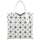 ISSEY MIYAKE 三宅一生BAOBAO透光方格6x6亮面托特包(白) product thumbnail 1