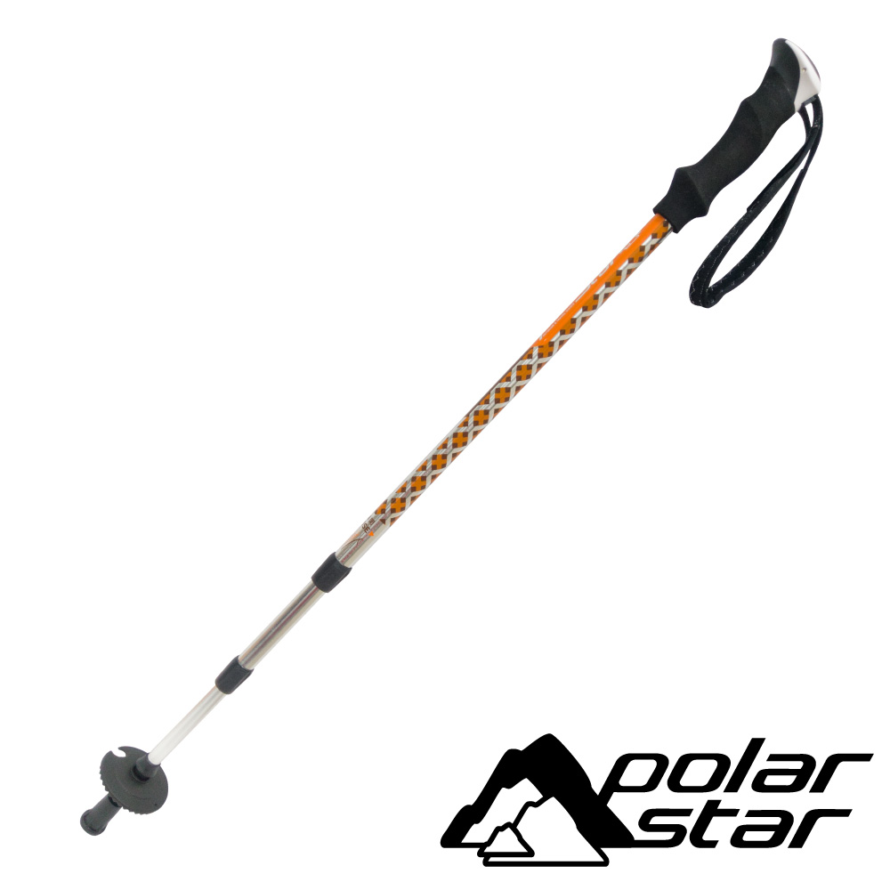 Polarstar 超輕量鋁合金避震登山杖 - 橘色 P16767
