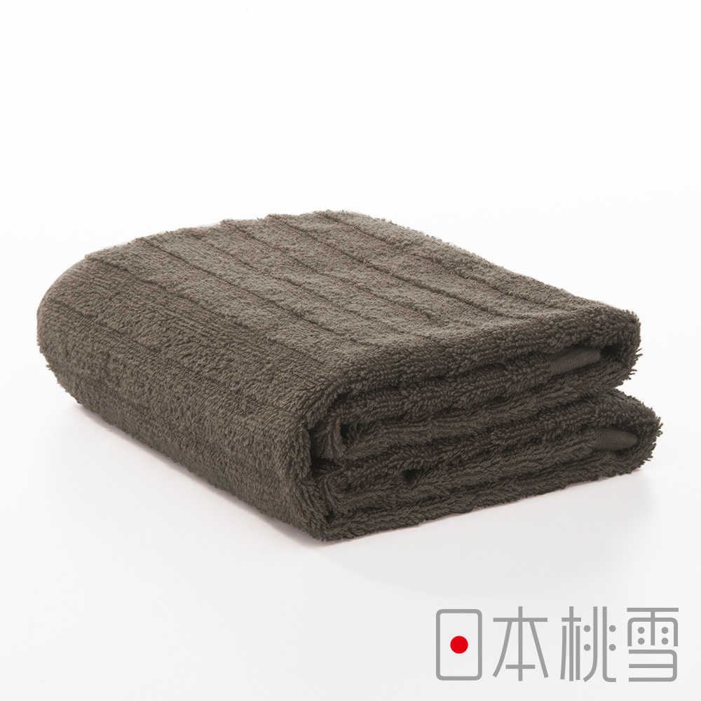 日本桃雪男人浴巾(深咖啡色)