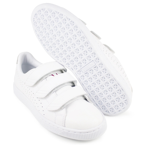 PUMA BASKET STRAP 女休閒鞋 36274103 白