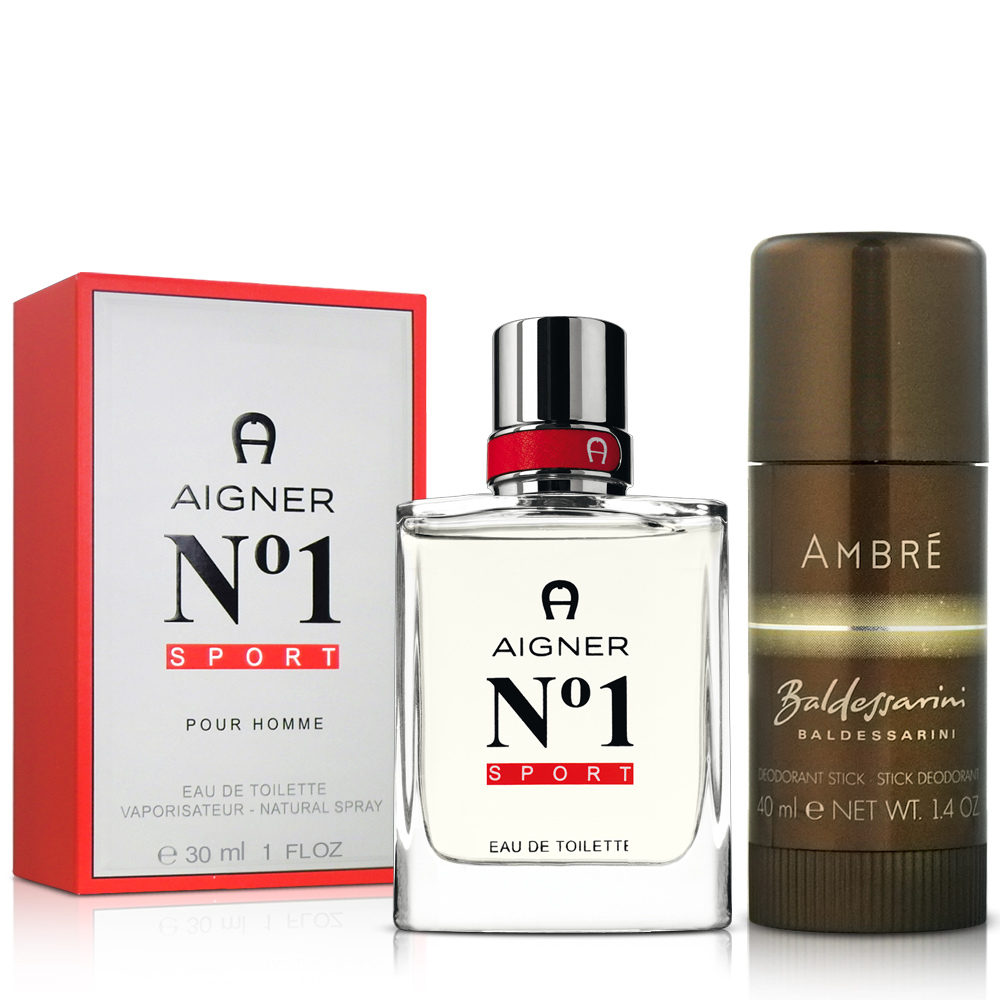 Aigner 愛格納 NO1 sport 男性淡香水(30ml)-送體香膏40ml