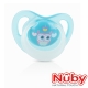 Nuby 夜光舒眠安撫奶嘴0-6m(附蓋)-藍 product thumbnail 1