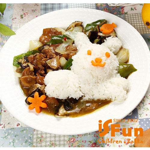 iSFun 動物模具 DIY壽司飯團餅乾4件組