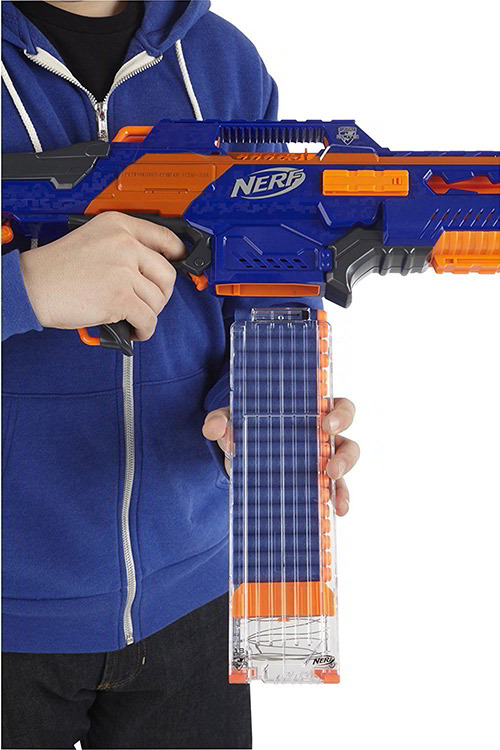 孩之寶Hasbro NERF系列 兒童射擊玩具 速擊連發機關槍 A4492