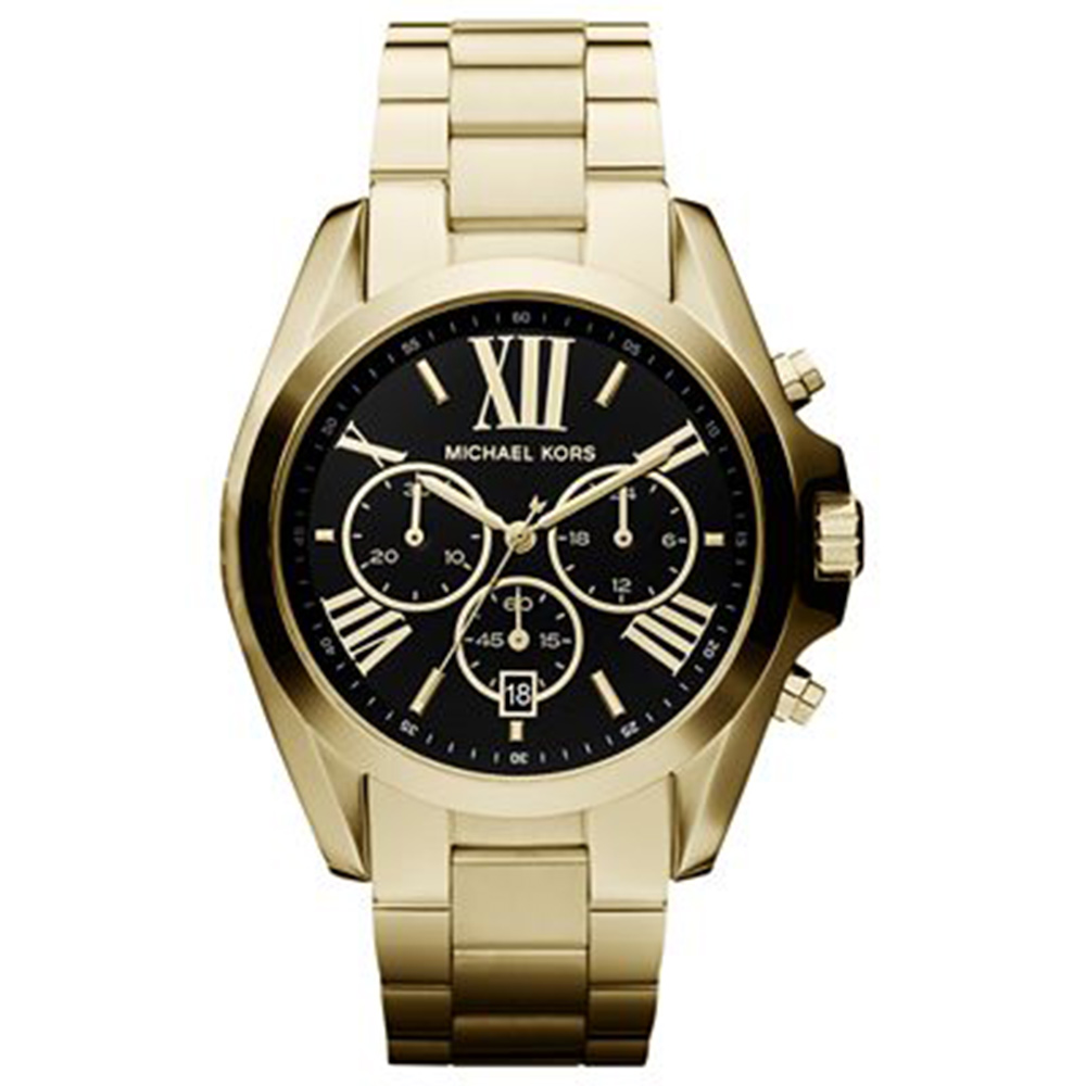 Michael Kors 美式奢華金色三眼計時腕表(MK5739)-42mm