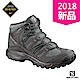 Salomon 登山鞋 中筒 GORETEX 防水 男 SHINDO 灰藍 product thumbnail 1