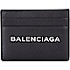 BALENCIAGA EVERYDAY LOGO 小牛皮萬用卡片夾(黑色) product thumbnail 1