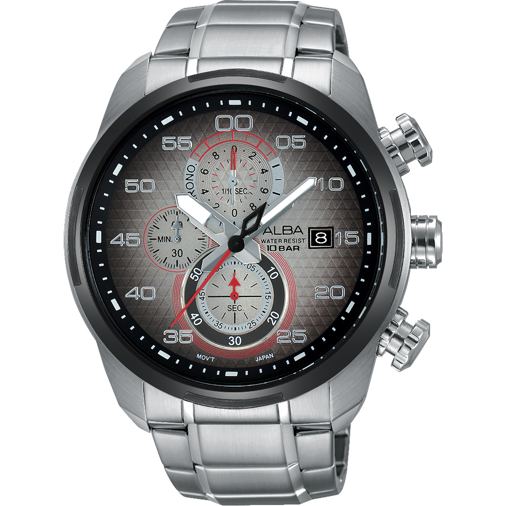 ALBA SignA 星際巡航計時腕錶(AM3267X1)-金屬色漸層/45mm