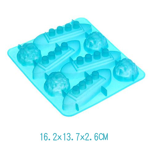 iSFun 鐵達尼號 矽膠模型製冰盒 隨機色