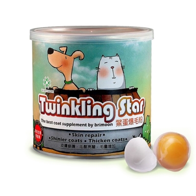 TwinklingStar 耀月 台灣製造 天然鱉蛋爆毛粉 200g X1罐