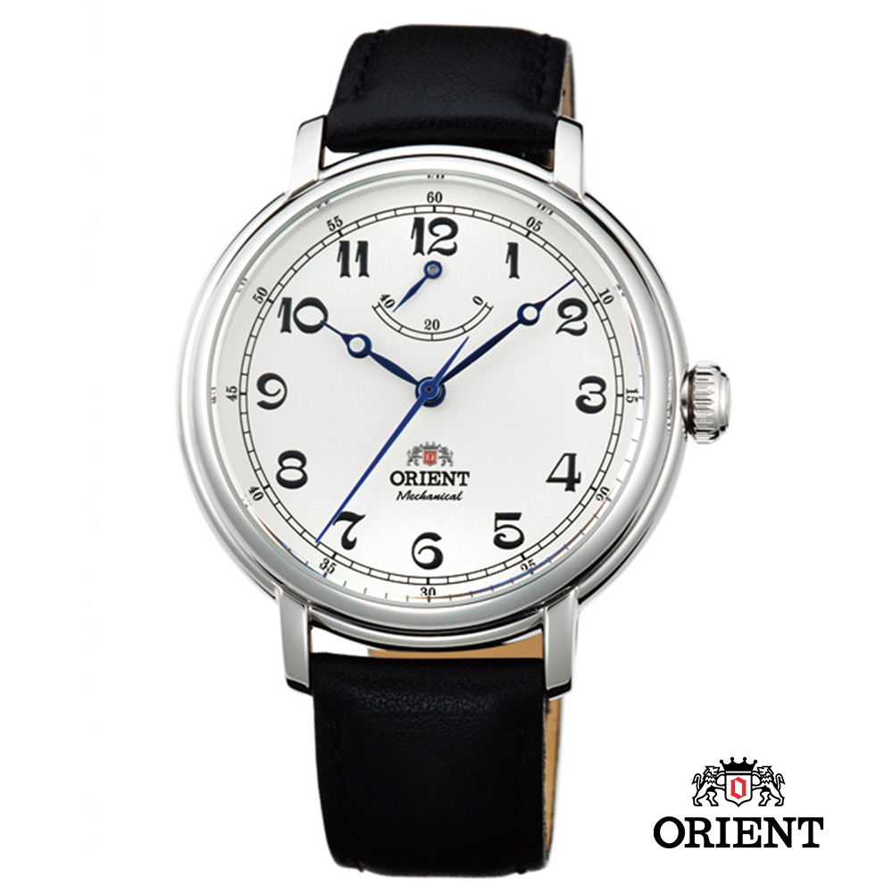ORIENT 東方錶 動力儲存系列 復古手動上鍊機械錶-米白/40mm