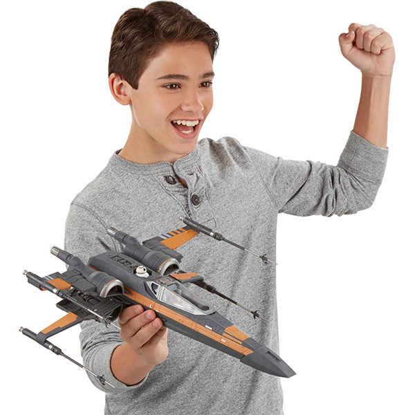 孩之寶Hasbro 星際大戰7 原力覺醒 3.75吋 交通工具組 波·戴姆倫的X翼戰機