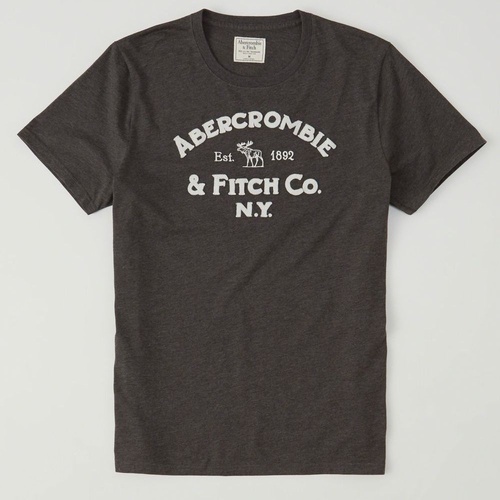 AF a&f Abercrombie & Fitch 短袖 T恤 灰色 11111