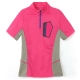 【ATUNAS 歐都納】女款吸濕排汗抗UV短袖立領T恤 A1-T1512W 玫紅 product thumbnail 1