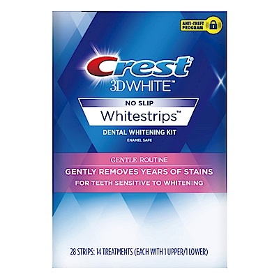 美國Crest 3DWhite溫和型美白牙貼