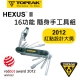 TOPEAK HEXUS II 16功能隨身手工具組 product thumbnail 1