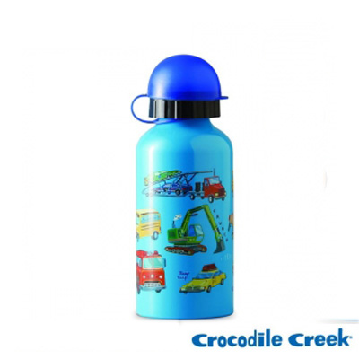 美國 Crocodile creek - 兒童不鏽鋼水瓶 - 交通工具