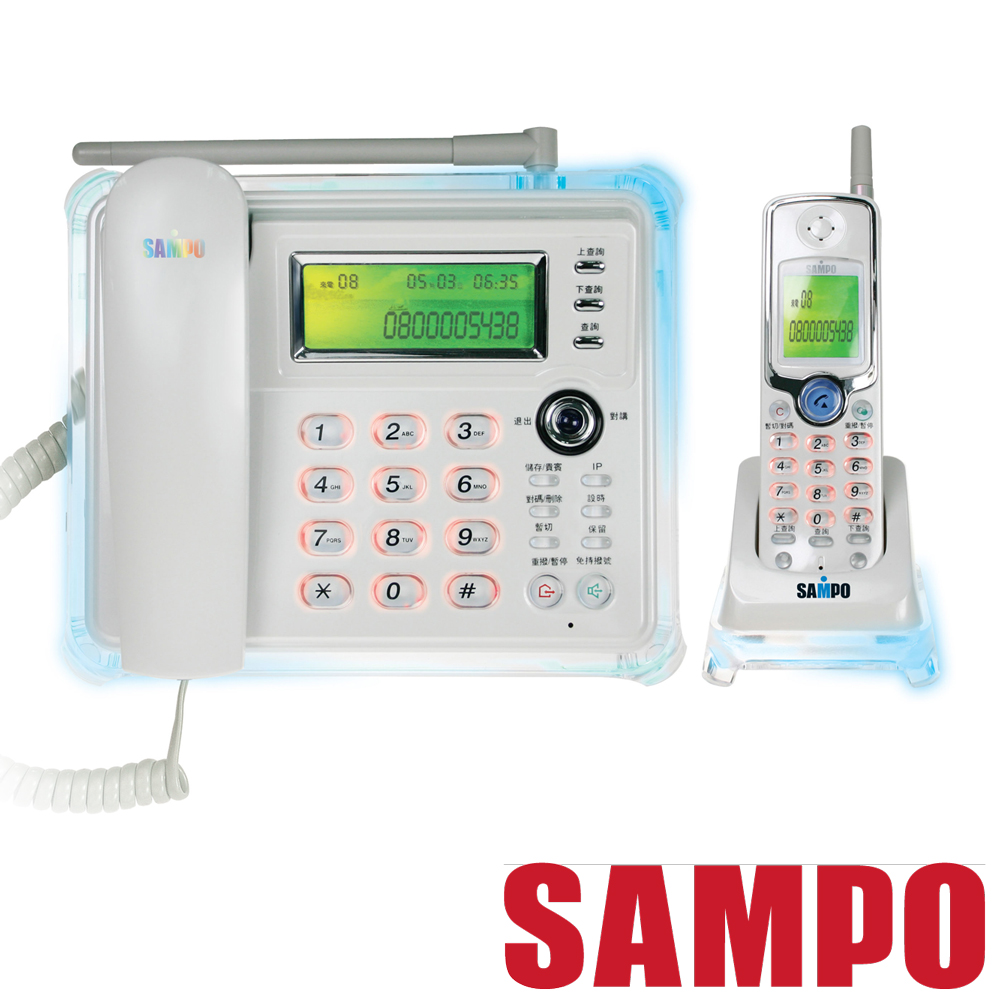 【福利品】聲寶SAMPO 無線電話來電顯示型(隨機出貨不挑色) CT-W413ML