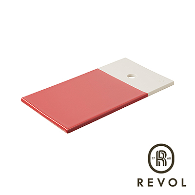 法國REVOL Color Lab 雙色長方平盤(紅)