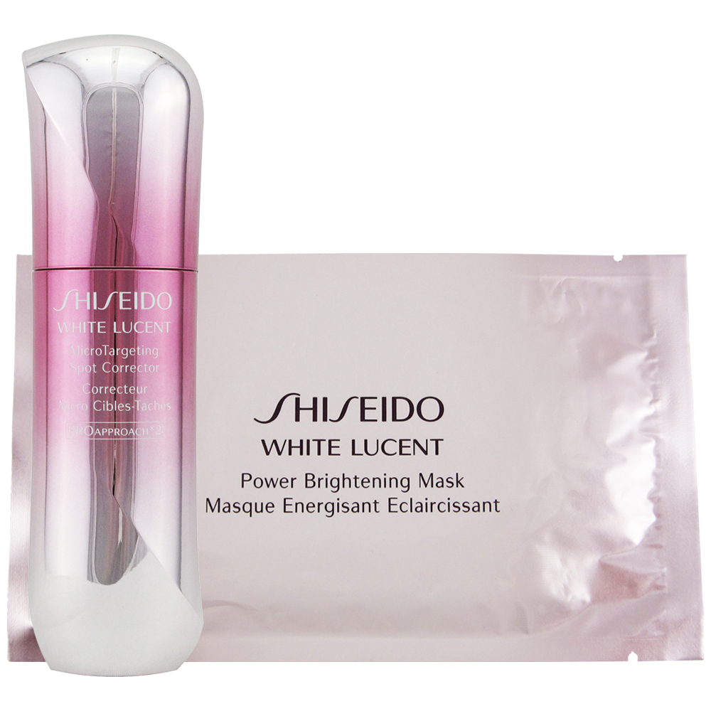 SHISEIDO 資生堂 美透白雙核晶白精華 30ML + 美透白淨電力面膜27MLx1片