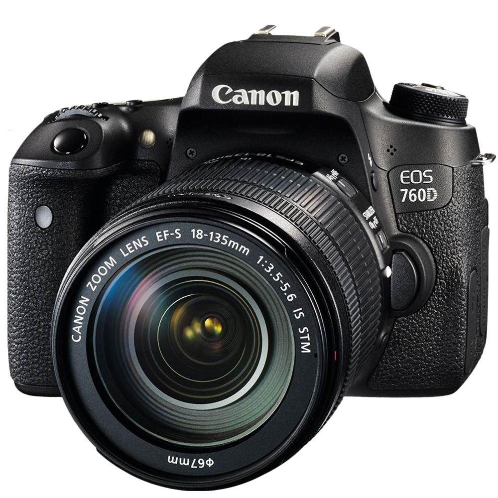 【超值組】Canon 760D 18-135mm STM 變焦鏡組 (公司貨)