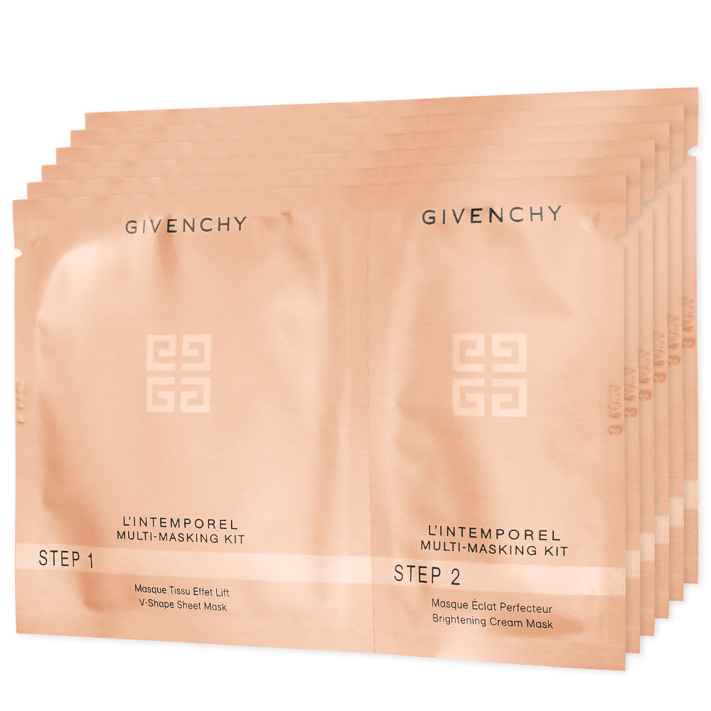 GIVENCHY紀梵希 時光奇肌系列-霜.V面膜14ml*6+5ml*6