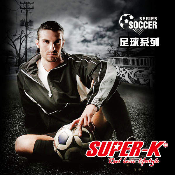 美國品牌【SUPER-K】5號PVC車縫足球