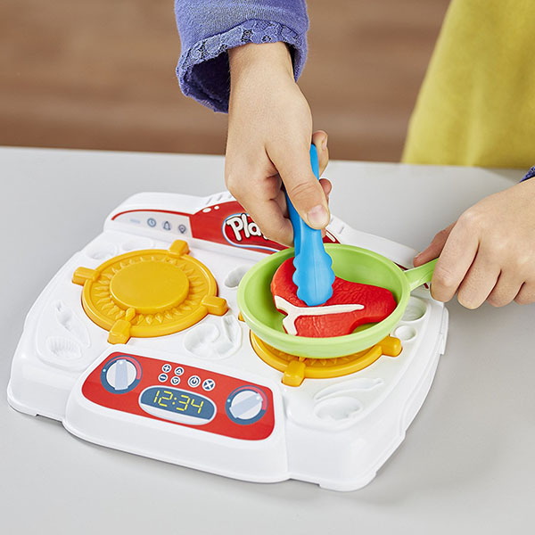 培樂多Play-Doh 創意DIY黏土 廚房系列 吱吱火爐料理組 B9014(3Y+)