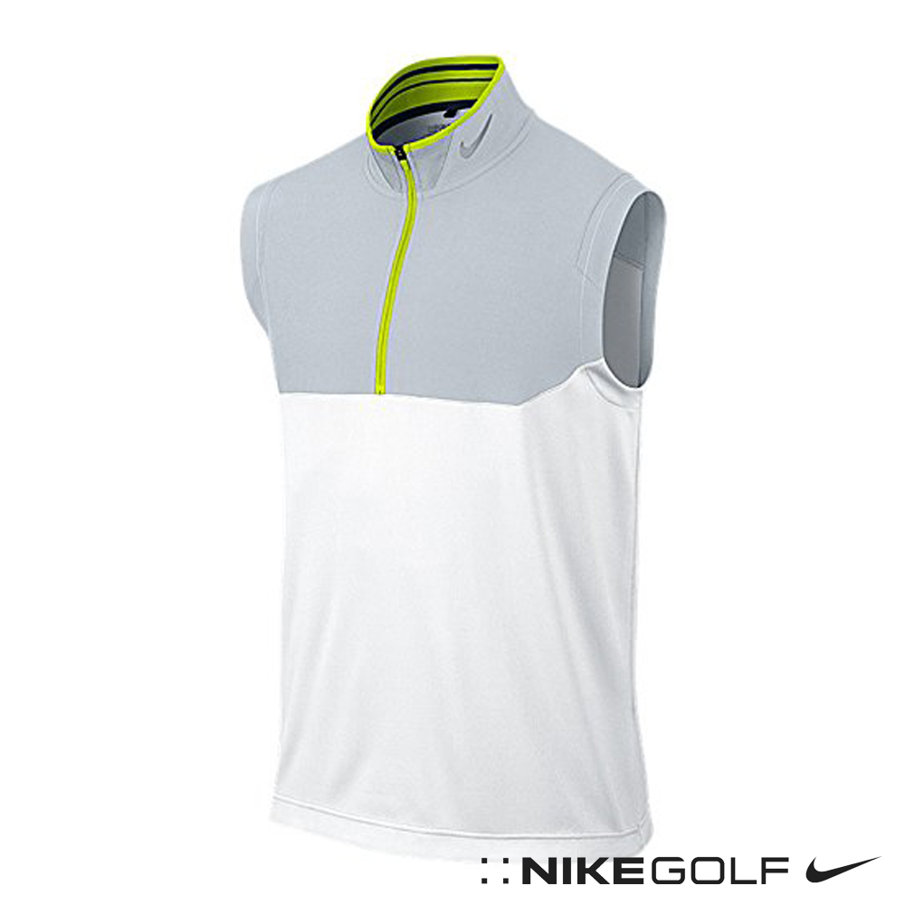 NIKE GOLF 運動排汗無袖背心-簡約白639887-100