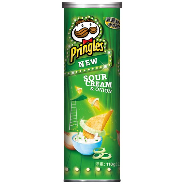 Pringles品客 洋芋片-洋蔥(110g)