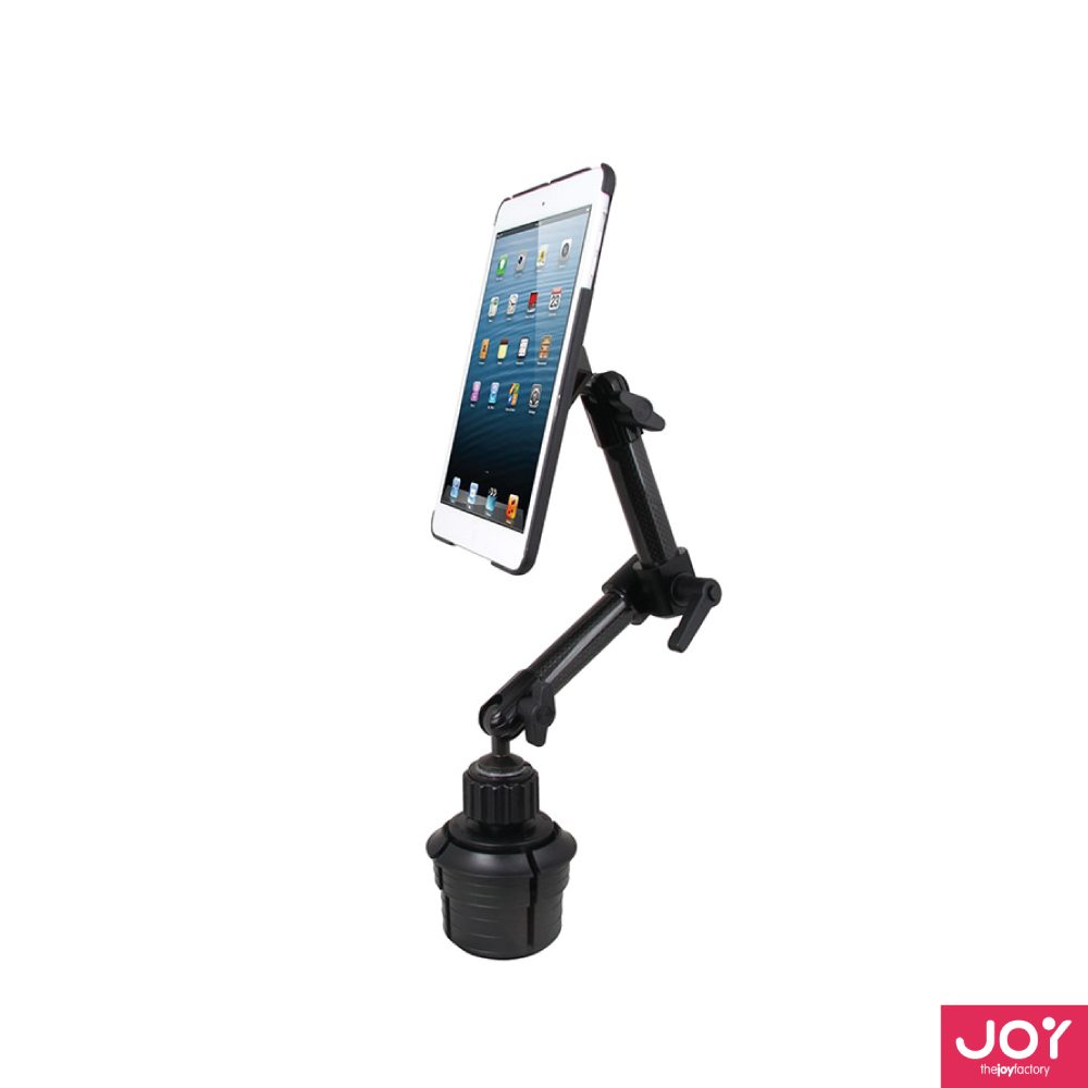 JOY 磁吸式 iPad mini Retina 杯架固定式碳纖維車用架 MME208