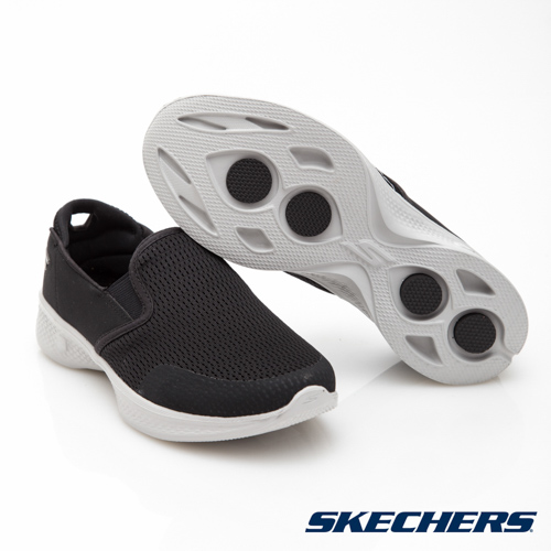 SKECHERS (女) 健走系列GO WALK 4 - 14927BKGY