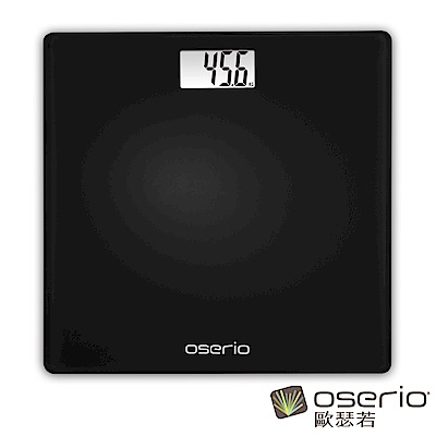 oserio歐瑟若 數位體重計 (黑BLG-261BK)