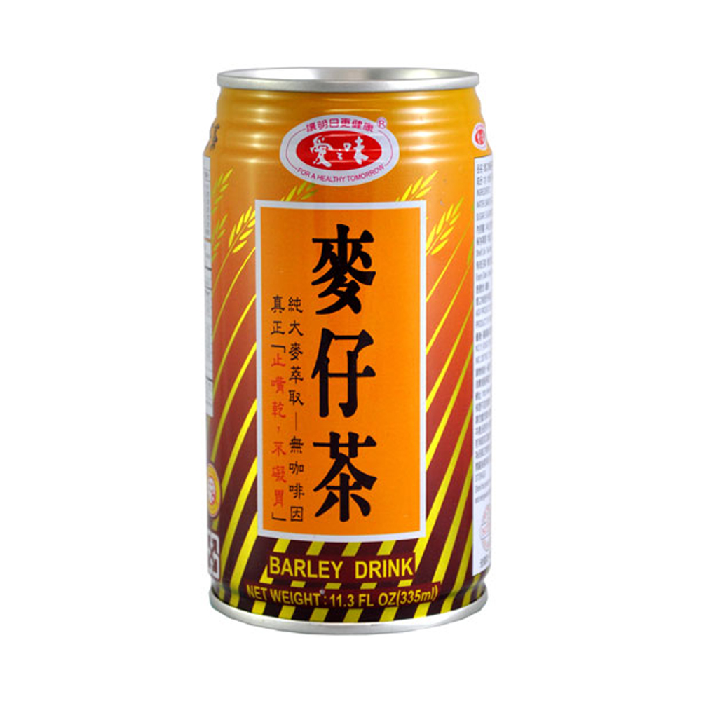 愛之味麥仔茶易開罐(340ml*12入)