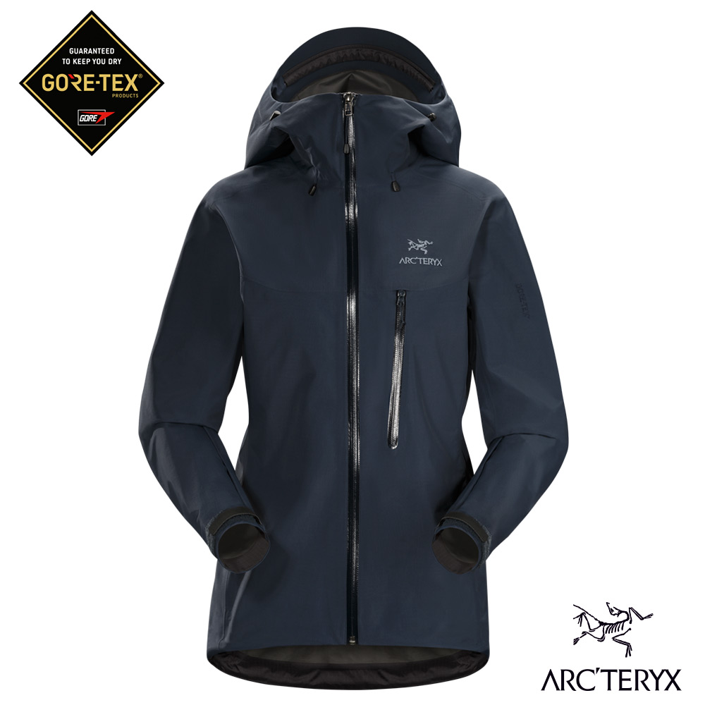 Arcteryx 始祖鳥 女 GoreTex 防水外套 Alpha SL 黑