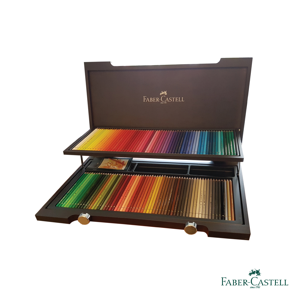 Faber-Castell 藝術家級油性彩色鉛筆120色(典藏木盒) | 筆