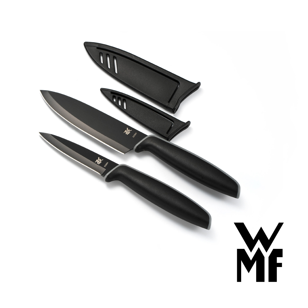 WMF Touch不鏽鋼雙刀組附刀套 9cm/13cm(一大一小2入組)