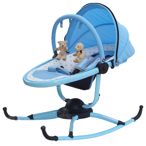 TONYBEAR 嬰兒旋轉式搖椅-藍色