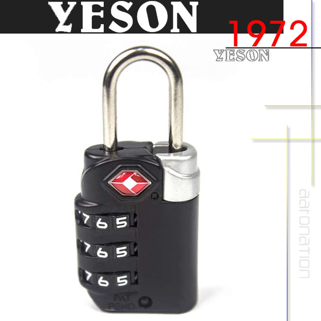 YESON 旅用海關三碼鑰匙鎖 MG-2510
