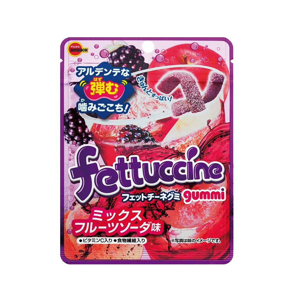 (即期品)Bourbon北日本 寬版綜合果汁汽水軟糖(50g)