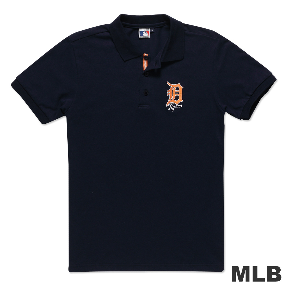MLB-底特律老虎隊電繡POLO衫-深藍(男)