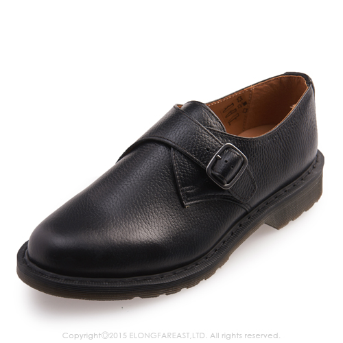 Dr.Martens PADRIAC-單扣鋼頭孟克鞋-男款-黑色